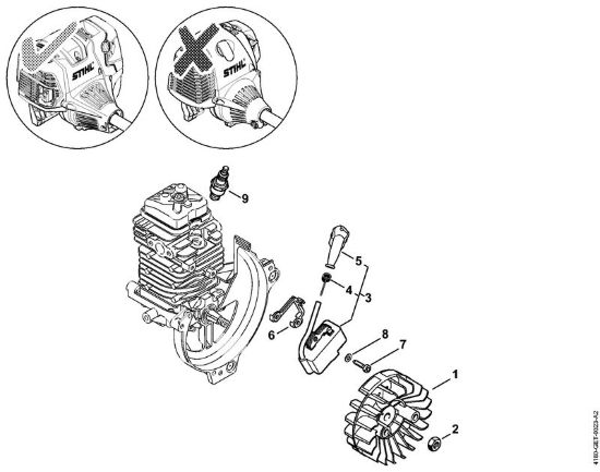 Impianto di accesione BT 131 BT 131 brand Stihl